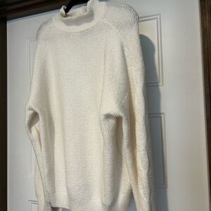 Cozy White Knit Sweater